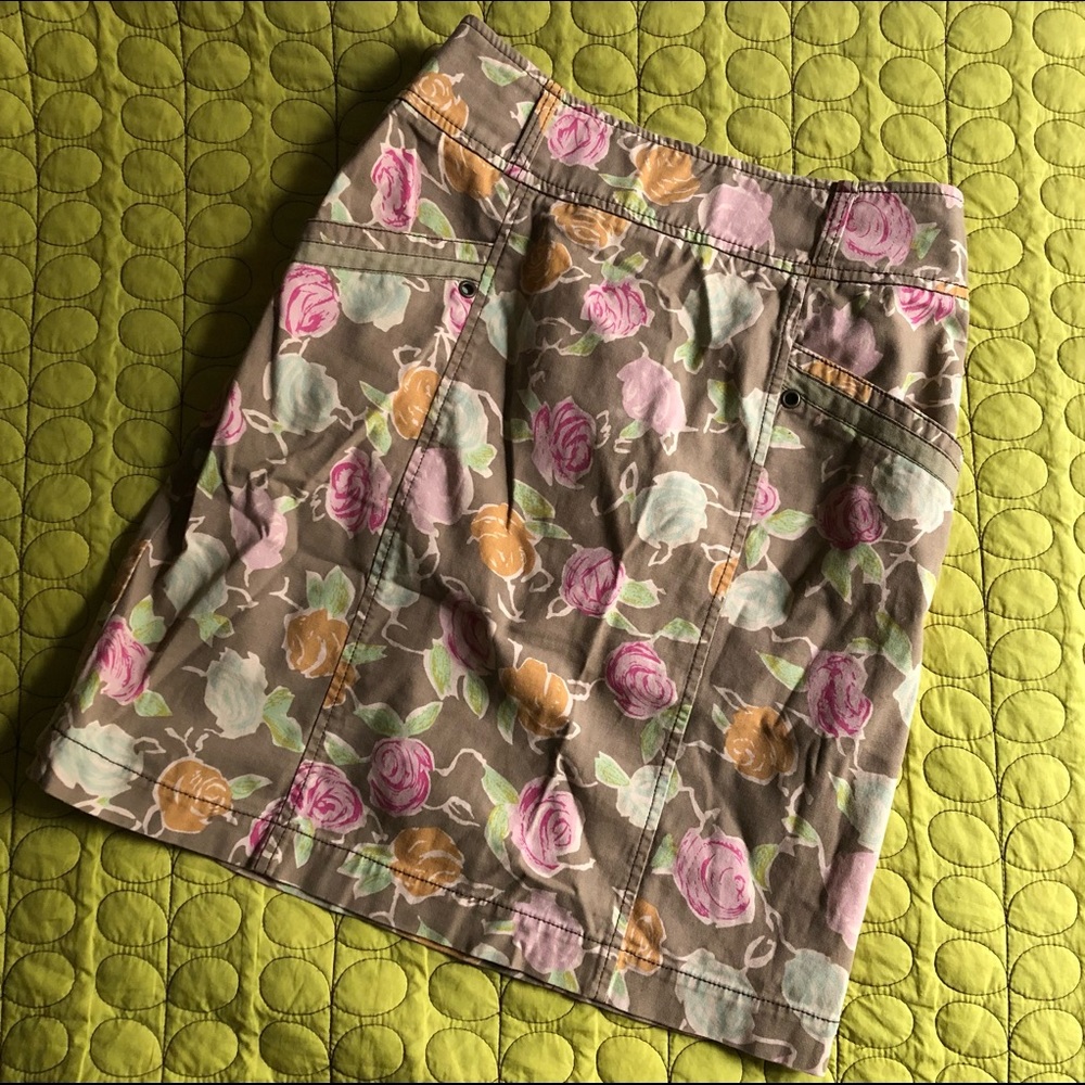 Anthropologie Hei Hei Floral Skirt